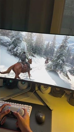 🎮The last of us 2 #thelastofus #gaming #monitor #oled #alienware #ps5