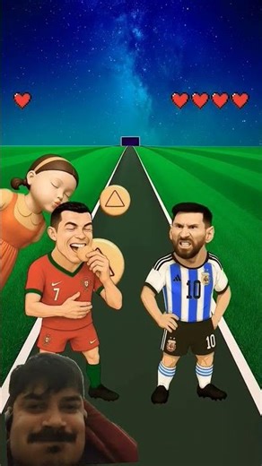 ronaldo Messi football game player cartoon