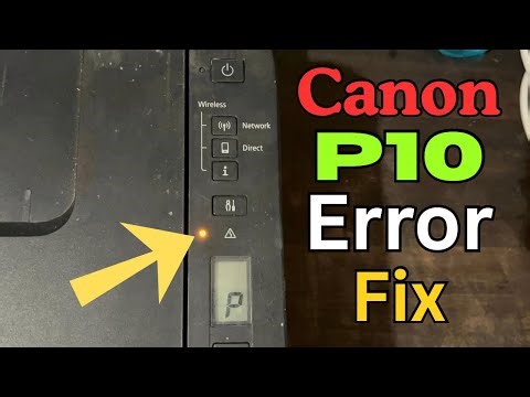 Canon G2010 G3010 Printer P10 Error Solution | Red light Blinking | Canon G2010 P10 Error Solution