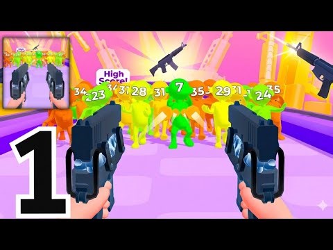 Weapon Survivor Run - Gameplay Walkthrough Part 1 - Upgrade & Shoot (Android & iOS)