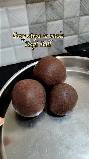 Easy steps to make Ragi balls | This is how I learnt ragi mudde preparation #cooking