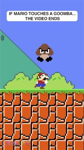 If Mario Touches a Goomba, the Video Ends!