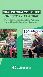 Be one of the first to experience the bigger and better Guideposts Magazine! Inside you'll find more pages, new articles, new sections, inspiring devotions, and more true stories of hope and inspiration. Subscribe today and receive a free gift with your order! | Guideposts