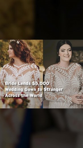 In what’s become the sisterhood of the traveling #wedding dress, a bride lent her wedding dress to a stranger across the world – and it fit perfectly! #ruedeseine
