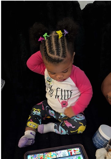 Part 5| Long overdue wash day was needed for my baby🫧 How often do yall wash yall babies hair? #CapCut #girlmom #washday #babyhairstyle #fyp