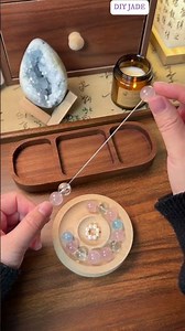 Every step of this crystal is handmade #diyjade #diy #crystalsdotcom #diyaccessories #diybracelets