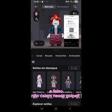 eu tava assistindo o TikTok e apareceu um vídeo de um menino que falou que esse QR code ia dar robux