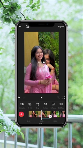 Inshot Smooth Cutout Transition Tutorial #editing #tutorial #shorts
