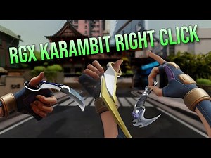 Reaver Karambit with RGX Karambit Right Click Animation