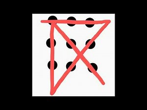 9 dots 4 lines | The most tricky puzzle | 3 solutions 🙂