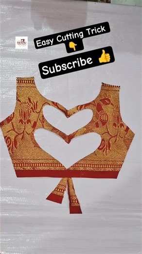 Blouse design cutting tips #cuttingtips #blouse #viral #shorts