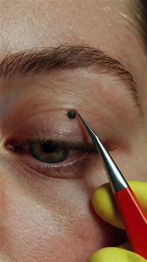This ingrown hair was too long😱😱
