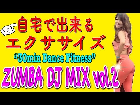 [30分] 自宅で出来るエクササイズ Dance Fitness Zumba DJ MIX!!