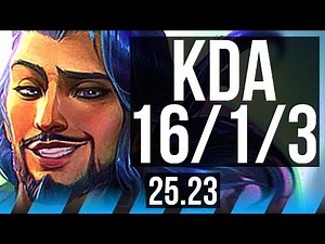 AKSHAN vs MEL (MID) | 16/1/3, Legendary | EUW Master | 25.23