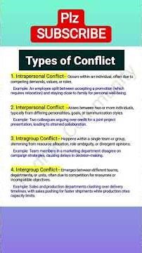 Types of Conflict #shorts #trend