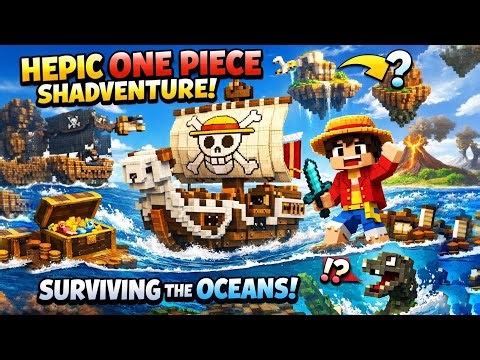 I Spent 100 Days on a One Piece Ship in Minecraft... (It Was Epic)🔥💯
