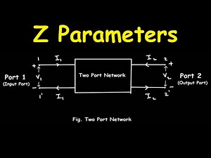 explain z parameters of two port network