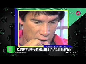 Carlos Monzón preso en la cárcel de Batán
