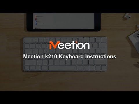 Meetion MT-K210 Connection Tutorial Instructions #meetion #keyboard #office #tutorial #instructions