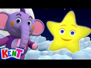 Twinkle Twinkle Little Star⭐💫| Nursery Rhymes For Babies | Kent The Elephant