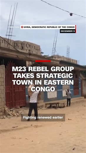President Donald Trump's recent peace deal between Rwanda and the Democratic Republic of the Congo may have been shaken as the Rwanda-backed rebel group M23 consolidated control of a strategic town in Congo, forcing many people to flee to Burundi, Reuters reports. https://cnn.it/4pMbXJa | CNN International