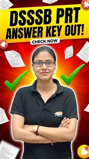 DSSSB PRT Answer Key Out 🔥 | DSSSB CUT OFF | #trending #viral #shorts