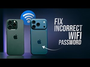 How to Fix Wifi Password Incorrect on iPhone (explained)