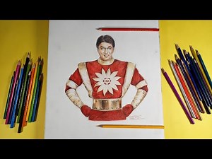 Shaktimaan Realstic Color pencil Drawing Must Watch 😍