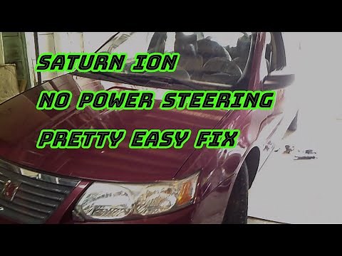 How To Install Power Steering Assist Module Saturn Ion / How To Fix Power Steering Motor Saturn Ion