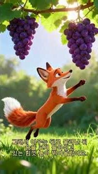 The Fox and the Grapes | Aesop's Fable with Moral