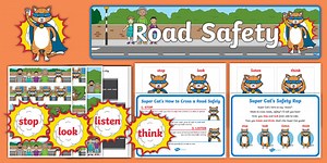 Super Cat's Road Safety Display Pack