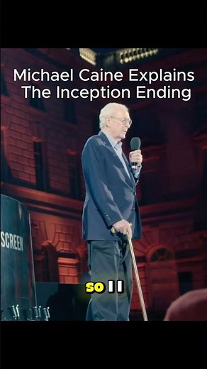 Michael Caine Explains the Inception Ending ♟️🎞️ #inception #inceptionmovie #christophernolan