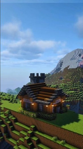 MEDIEVAL HOUSE in Minecraft #minecraft #viral #shorts
