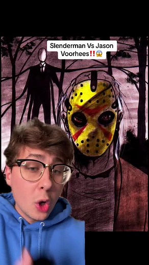Who’s Winning This Fight⁉️ Follow For More ✅ #4u #foryoupage #foryou #jasonvoorhees #slenderman #freddyvsjason #horror #horrortok #horrormovie #greenscreen