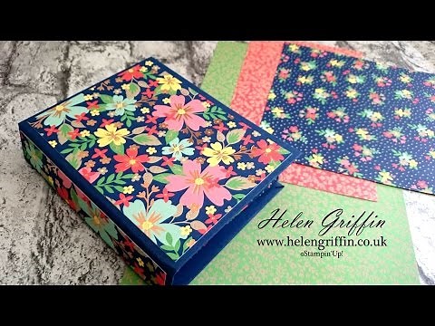 Stampin'Up! Mini Album Tutorial featuring Affectionately Yours DSP