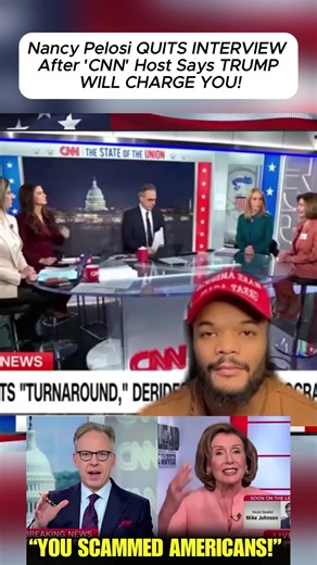 Nancy Pelosi QUITS INTERVIEW After 'CNN' Host Says TRUMP WILL CHARGE YOU! #nancypelosi #cnn #cnnnews #donaldtrump