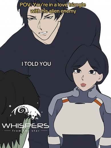 Love Triangle with Alien Element in Whispers from the Star