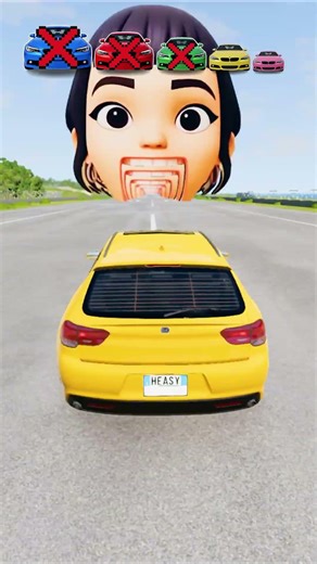 Big & Small Cars vs Zoey Kpop Demon Hunters pt.11 #beamngdrive #beamng #kpopdemonhunters