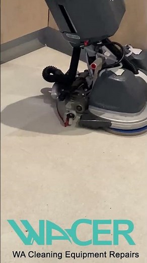 Numatic NUC244NX Compact Upright Scrubber in Action