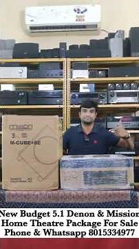 New Budget 5.1 Denon & Mission Home Theatre For Sale #denon #mission #hometheatersystem #dolby #dts