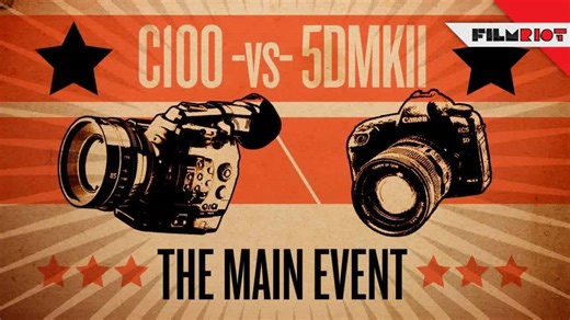 C100 vs. 5D Mark II