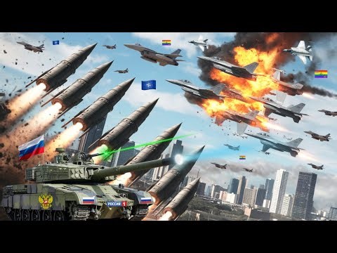 42 NATO Jets Attack Russian Troops… But Look What Happens Next! – ARMA 3