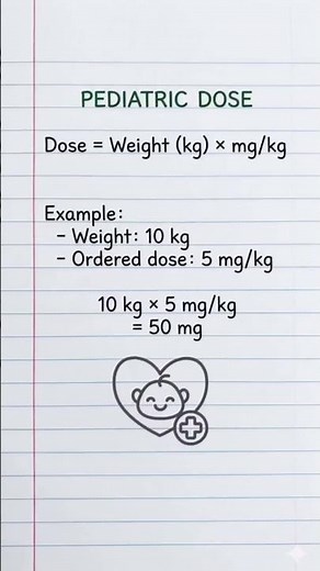5 essential medication calculation formulas every nursing and medical student needs to memorize .💊💉