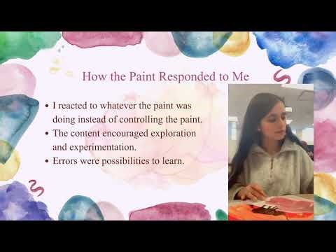 Material Encounters Reflection - Paint