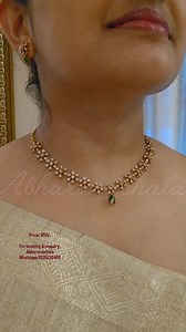 RESTOCKED: Gold finish white zircon stone with Ruby / Green drop shape hanging stone, simple and elegant set Zircon collection ✨ Watch full for detailed view... Price: 950/- per set, free shipping in India Colors: Hanging in Ruby, in Green With back chain attached. DM or WhatsApp 9535230463 for order and price details NO Cash on delivery (gpay/paytym/phone pe/account transfer only) No Return or exchange (only in case of wrong or damaged item) No Reselling / No Bargaining / No Discount No separat