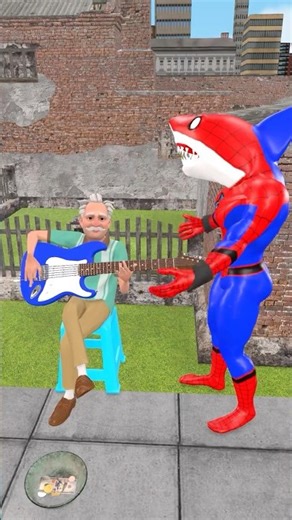 Goodbye, see you again Shark Spider-man #shorts #ĐVT