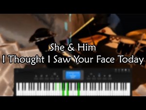 She & Him - I Thought I Saw Your Face Today | Roblox Piano