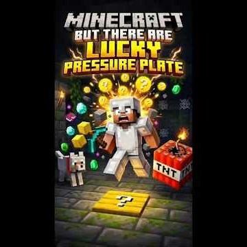 Minecraft But Every Pressure Plate Is Random… 😱 #viral #mhacommunity