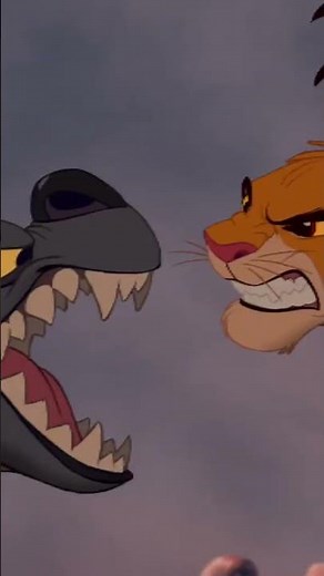 Zazu Simba and Nala Run From Hyenas | Hyenas Chase Simba | Simba Tries to Scare - Lion King Scene 24