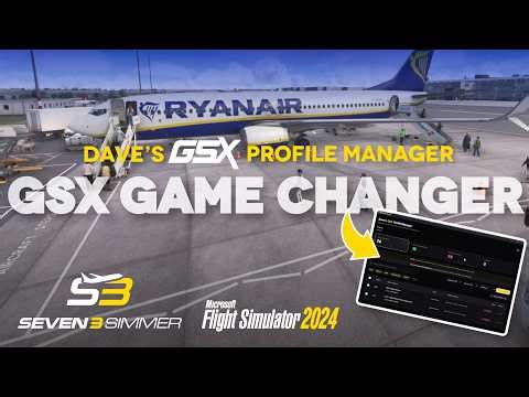 MUST HAVE GSX UTILITY! Dave's GSX Profile Manager #msfs2024 #msfs #microsoftflightsimulator